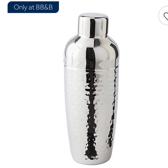 Hammered Stainless Steel Cocktail Shaker NWT - Picture 2 of 5